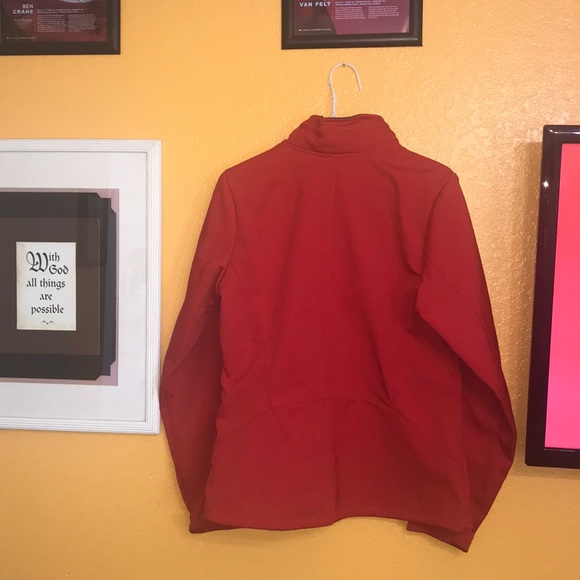 Nike Women’s TCU Jacket Full Zipper Medium Red - Picture 2 of 6